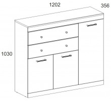 Тумба Джаггер 3D2S Тумба Джаггер 3D2S