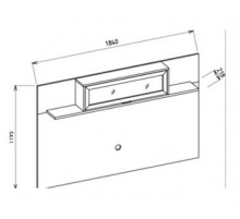 Стенка под ТВ Палвин PALV-15а