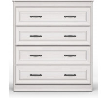 Комод Неаполь Ясень анкор светлый (патина "серебро")