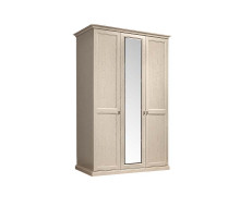 Трехстворчатый шкаф для одежды с зеркалом Венеция ВНШ1/3 (дуб седан)